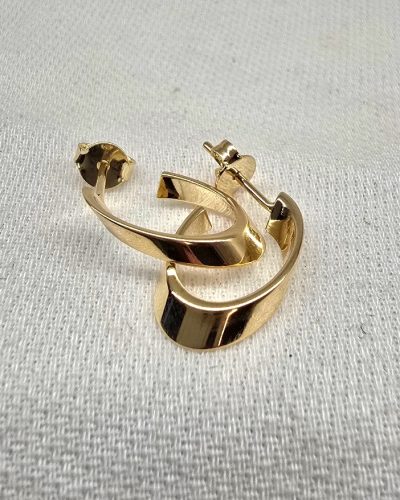 Brinco argola banho ouro 18k - 1,8cm