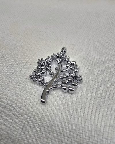 Pingente arvore da vida ródio- 2,5cm
